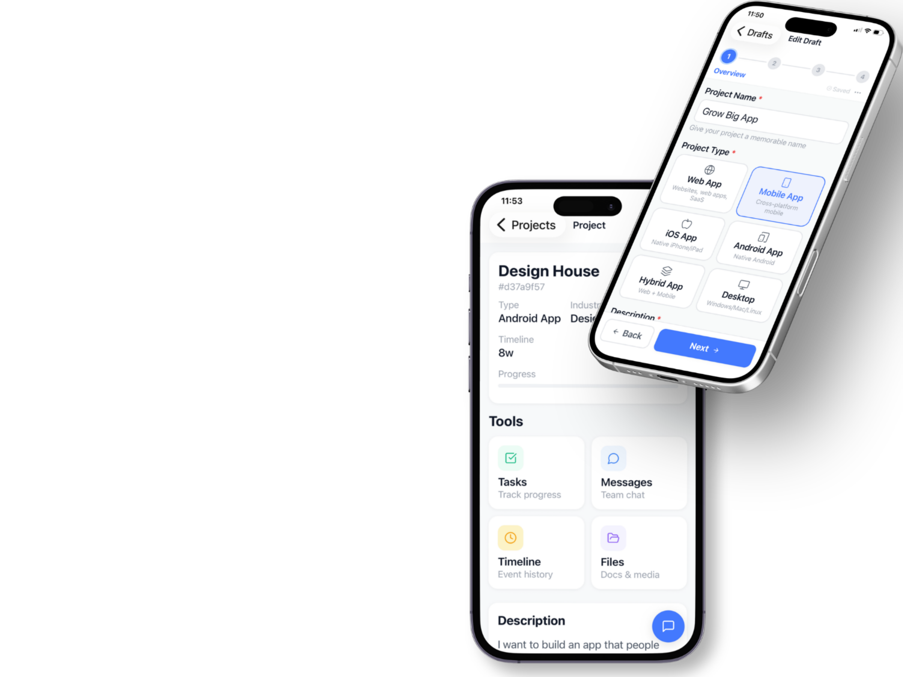 Fijara mobile app screens